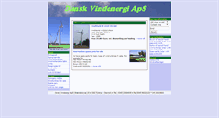 Desktop Screenshot of dansk-vindenergi.dk